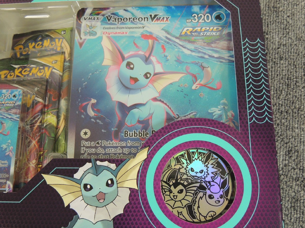 未開封 海外 英語版 VAPOREON VMAX PREMIUM COLLECTION /シャワーズ