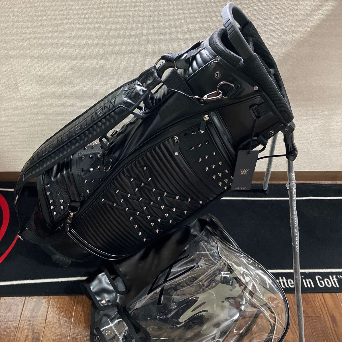 新品】 ANEW GOLF アニュー プレミアム スタンドバッグ ブラック 