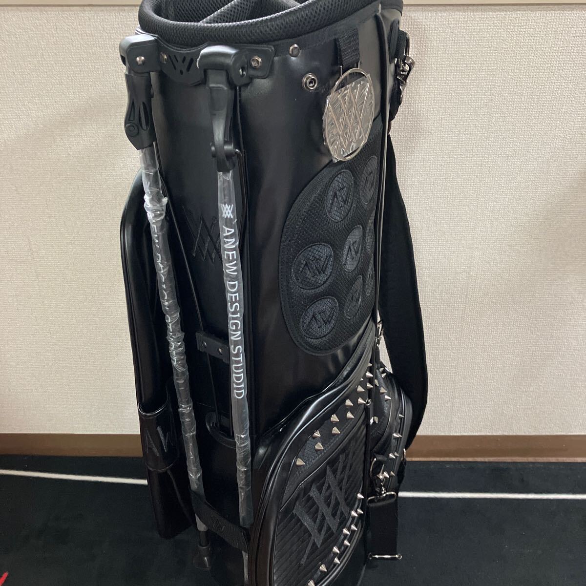 新品】 ANEW GOLF アニュー プレミアム スタンドバッグ ブラック 