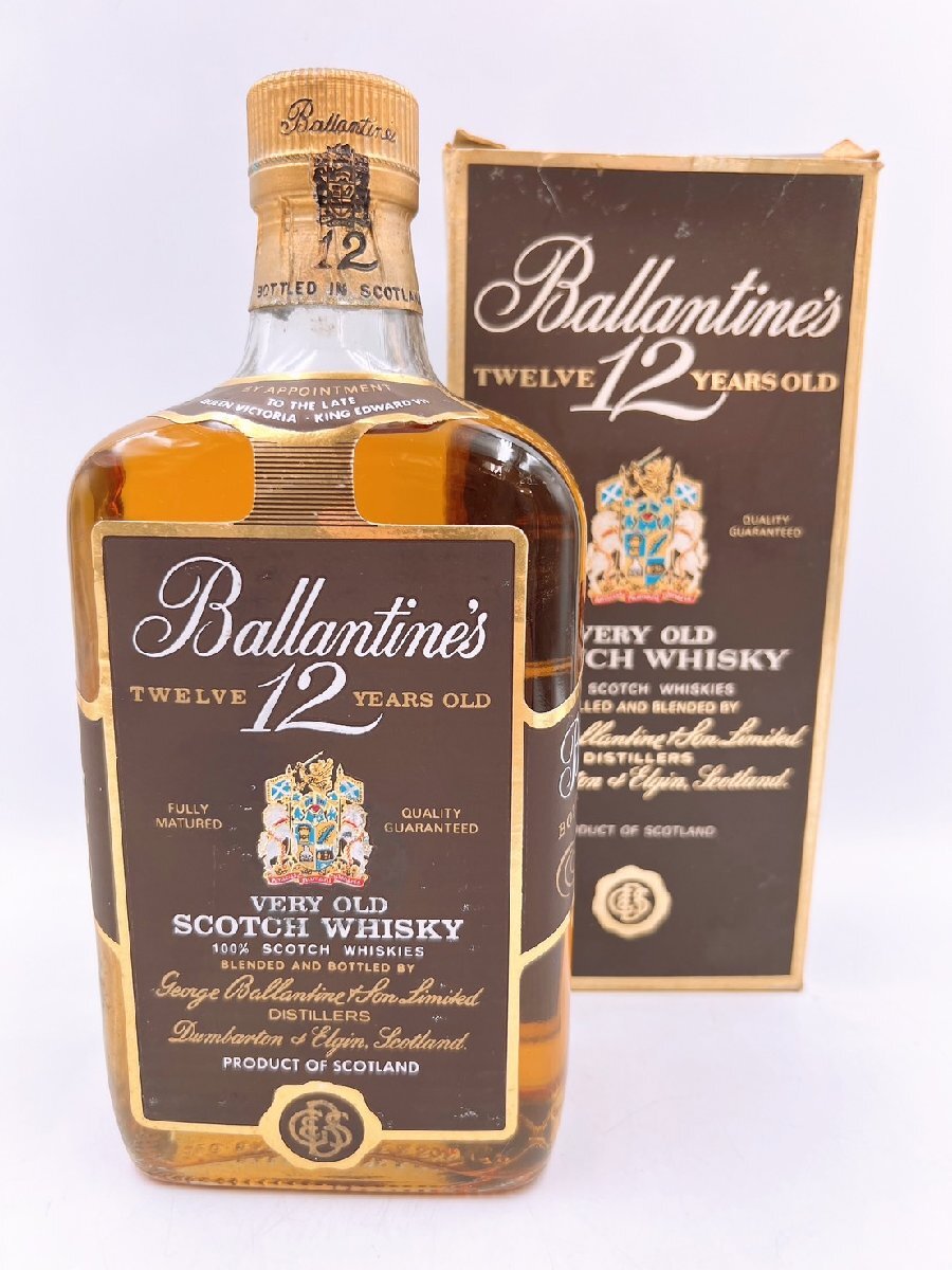 未開栓】Ballantine's バランタイン 12年 VERY OLD SCOTCH WHISKY 40