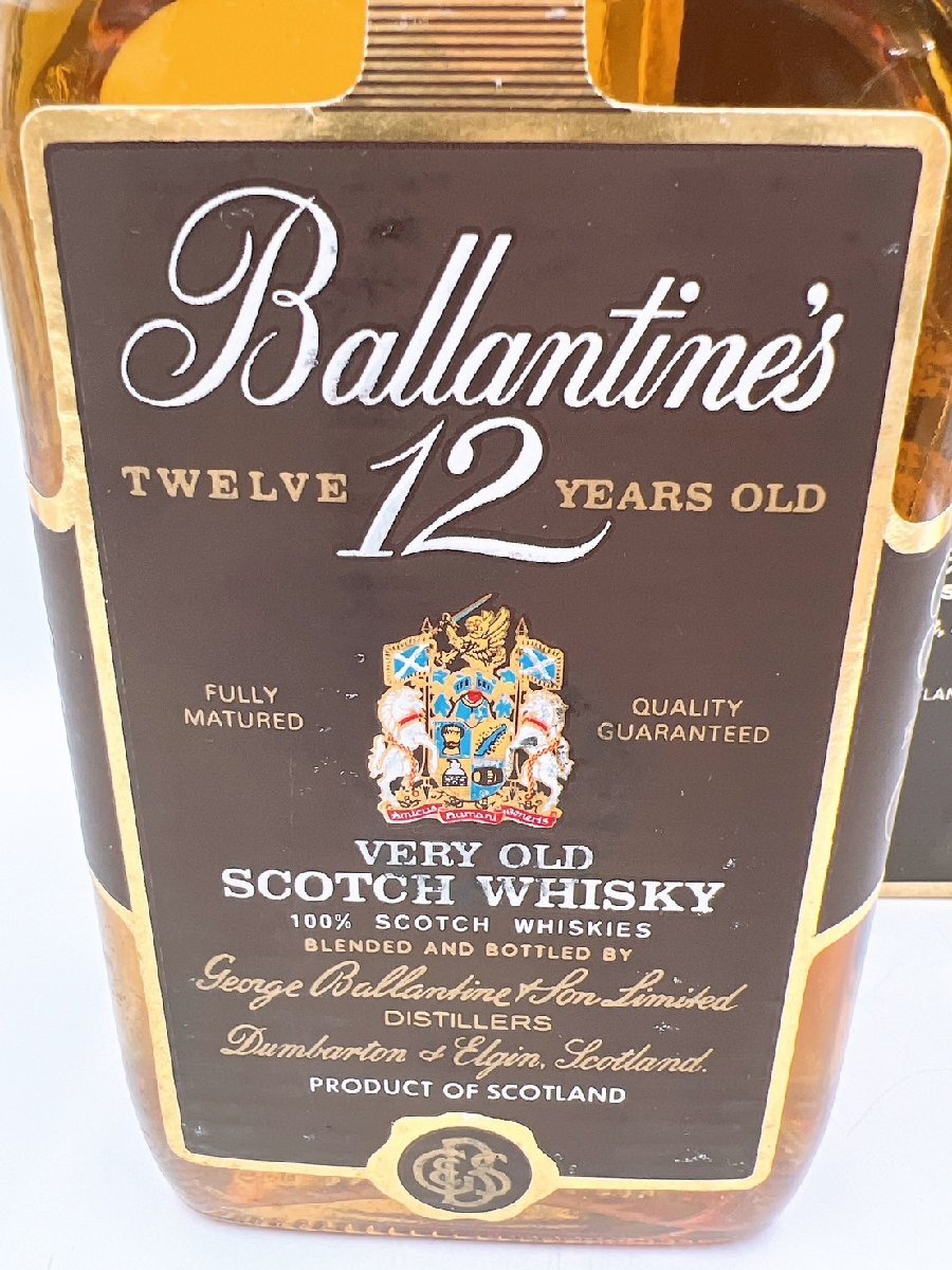 未開栓】Ballantine's バランタイン 12年 VERY OLD SCOTCH WHISKY 40