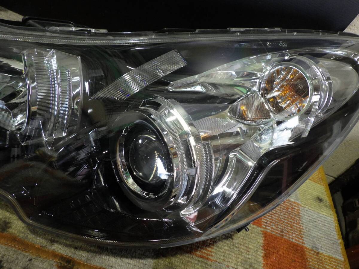 070924 レガシィ B4 BM9 美品 インナーブラック HID ヘッド ライト ランプ 左右 BR9　［E×2］ レガシィ B4 前期 美品 パーツ DBA-BM9(10062108