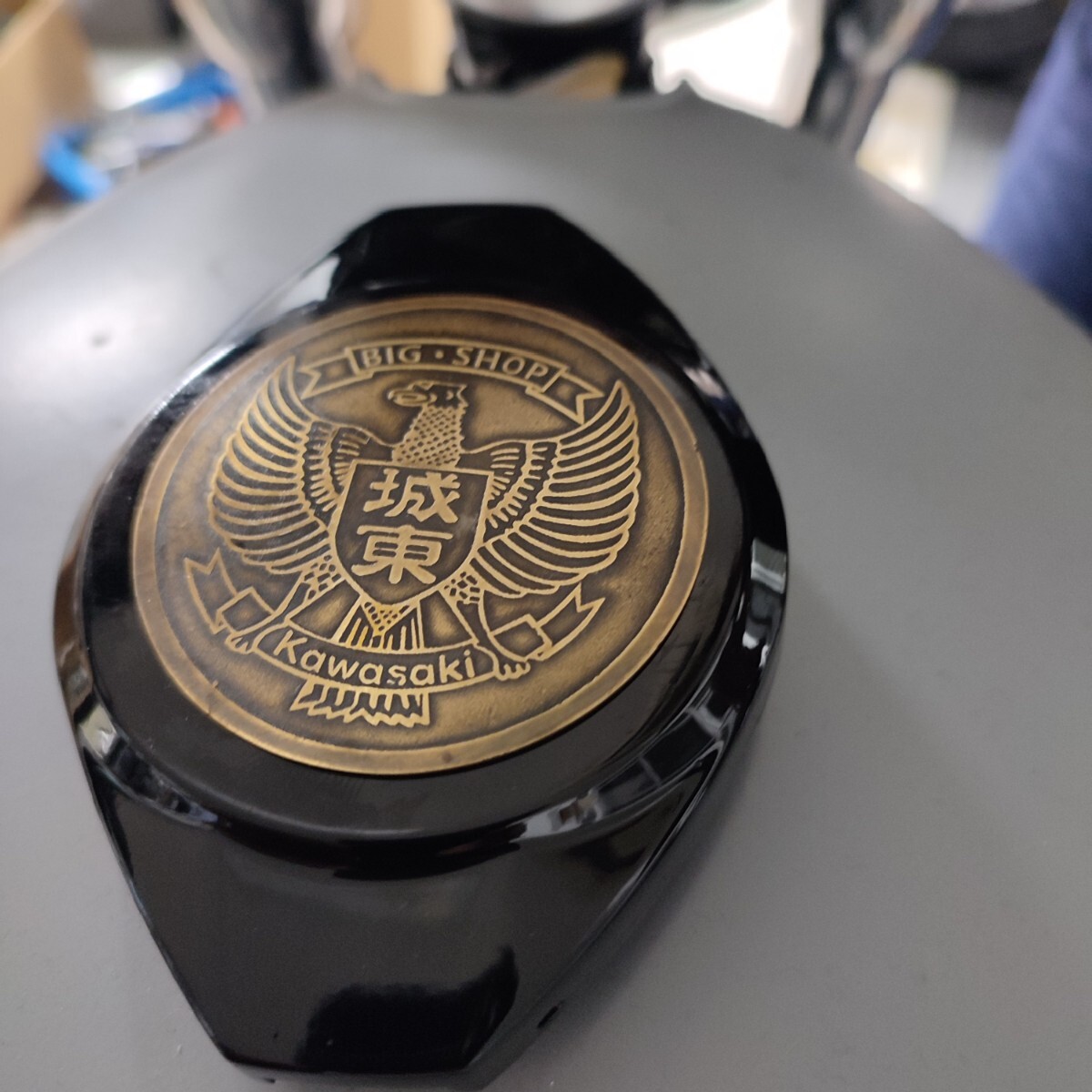 z1 z2 タンクキャップ エンブレム 真鍮 kz1000 kz900 z900rs kh