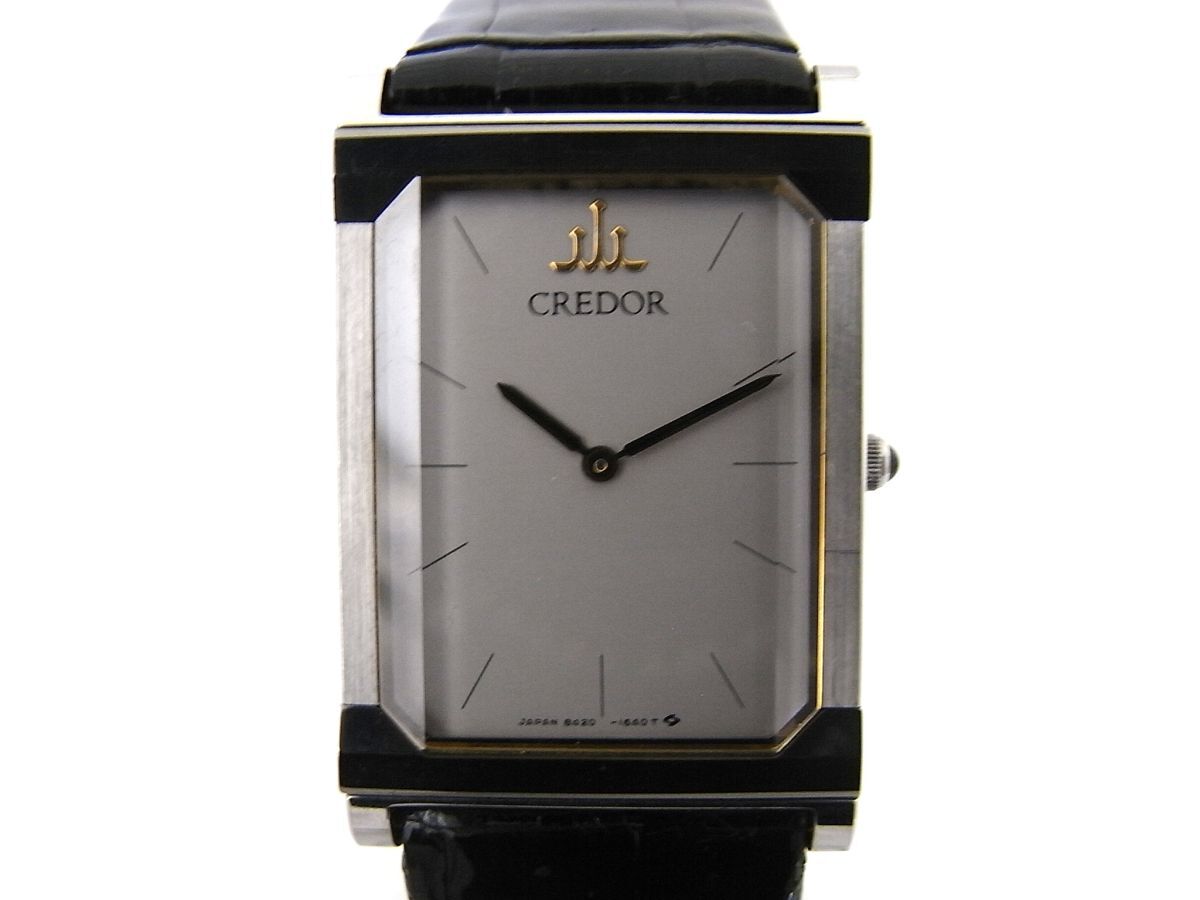 1000円スタート 腕時計 SEIKO セイコー CREDOR クレドール 8420-6990