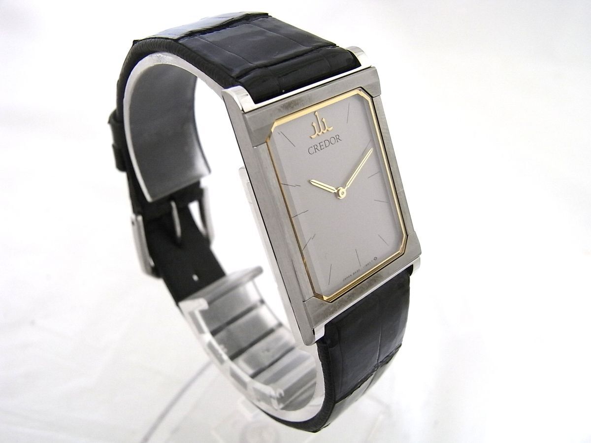 【稼働品】SEIKO CREDOR クレドール 腕時計 8420-6990 1000円スタート 腕時計 SEIKO セイコー CREDOR クレドール 8420-6990