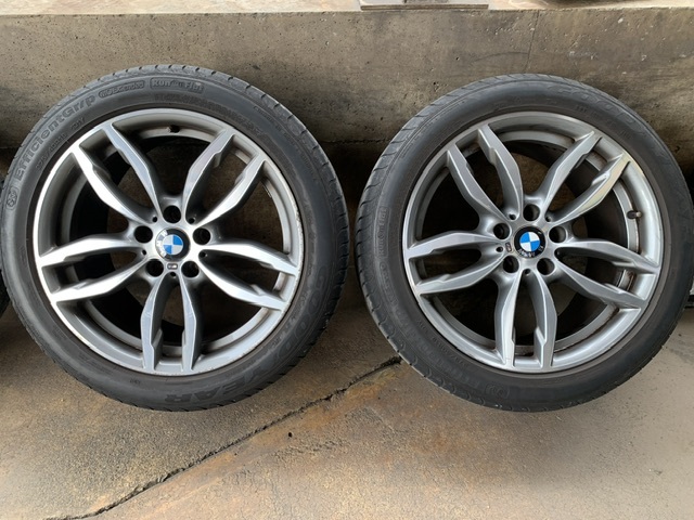 BMW 純正品 オプション品 Mスポーツ F25X3 F26X4 PCD120 5穴 ８.5J＋38 ９.5J＋48 オマケタイヤ付き_3