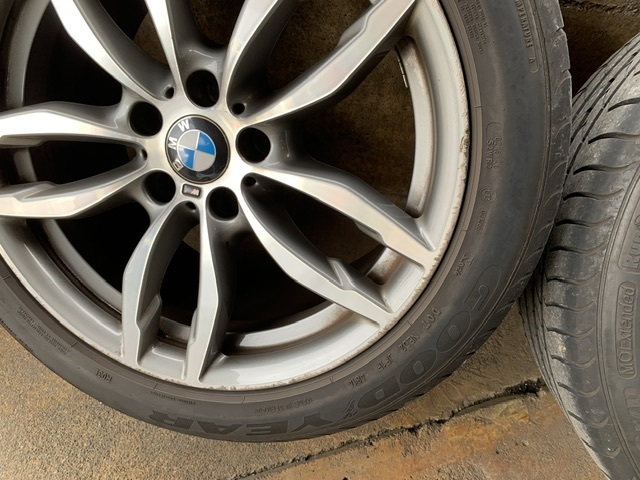 BMW 純正品 オプション品 Mスポーツ F25X3 F26X4 PCD120 5穴 ８.5J＋38 ９.5J＋48 オマケタイヤ付き_4