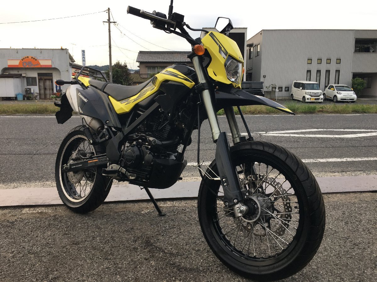 カワサキ Dトラッカー150 LX150H 実動 0 福山市 瀬戸町 書付 吹け
