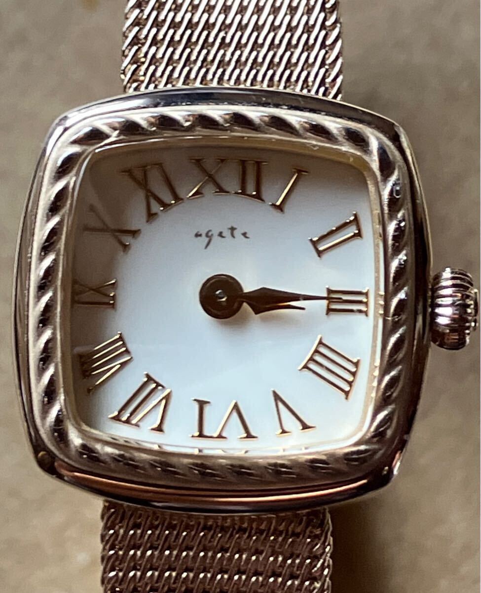 1円スタート〜 agate アガット　レディースクオーツ腕時計　1911 中古動作品_1