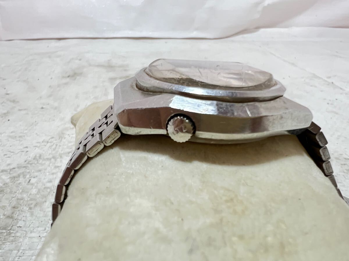 当時物　citizen　シチズン　腕時計　メンズ　自動巻き　スケルトン　カットガラス　GN-4W-S　4-385276　Y　楽88_3