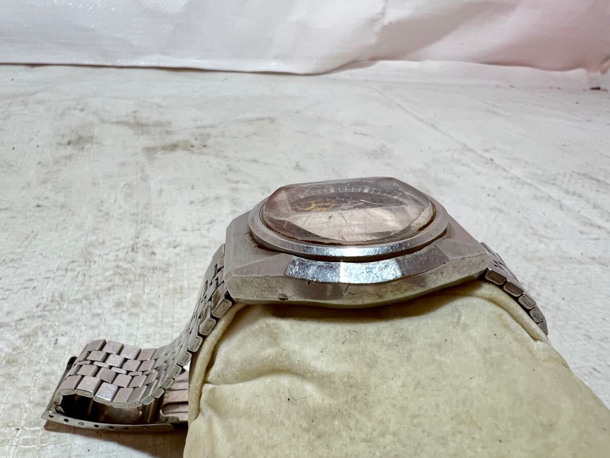 当時物　citizen　シチズン　腕時計　メンズ　自動巻き　スケルトン　カットガラス　GN-4W-S　4-385276　Y　楽88_4