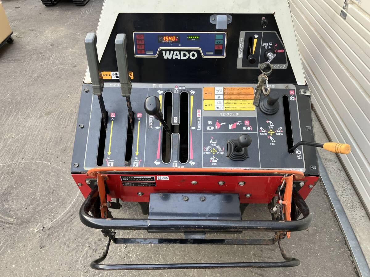 札幌発☆最落なし!【動作OK!】除雪機 ワドー SX1510 ディーゼル 15馬力 