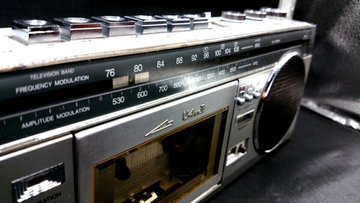 SANYO サンヨー ステレオ ラジカセ 昭和レトロ 【公式通販】