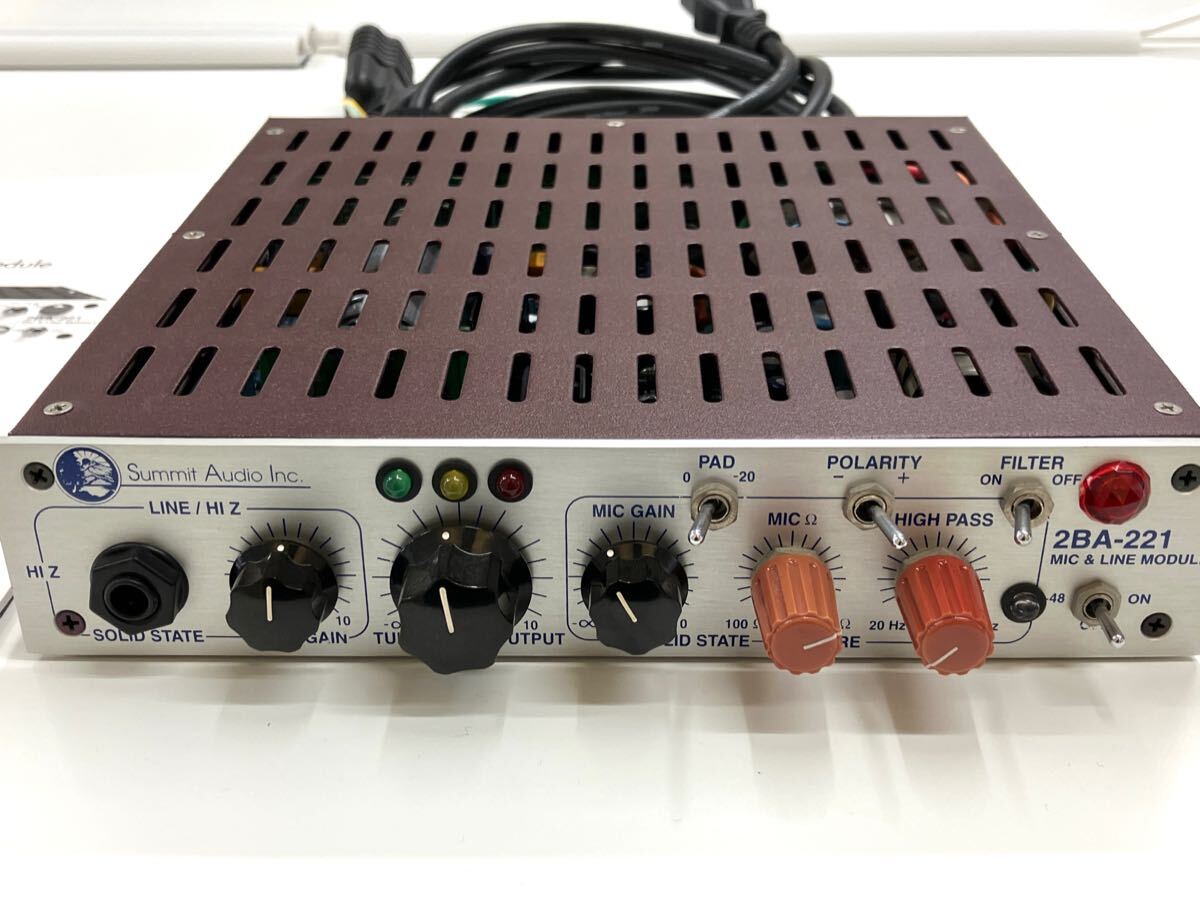 【送料込み！】Summit Audio 2BA-221 マイクプリアンプ 中古品_3