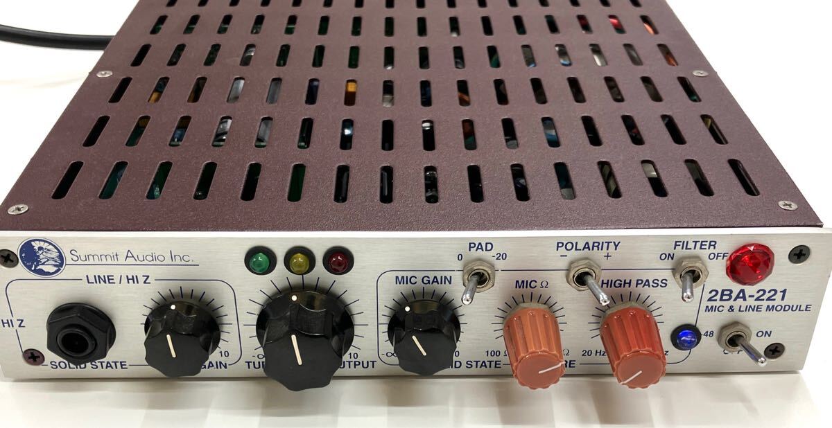 【送料込み！】Summit Audio 2BA-221 マイクプリアンプ 中古品_7