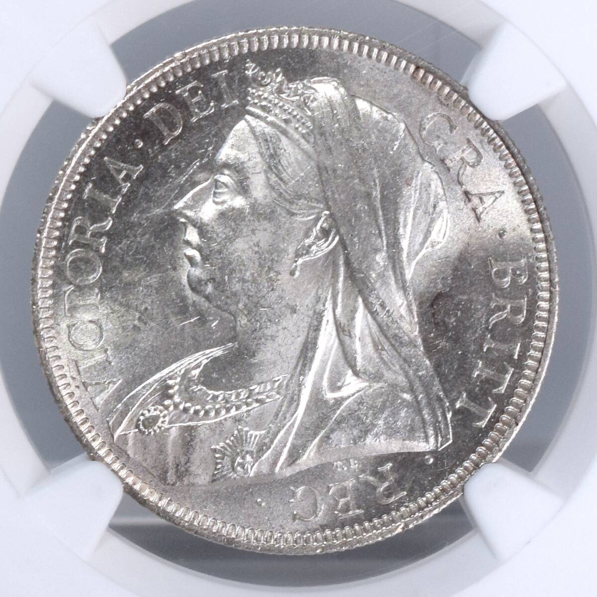 ☆1円スタート！【発行初年度/NGC MS63】1893年 イギリス ヴィクトリア
