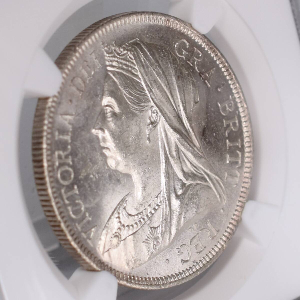 ☆1円スタート！【発行初年度/NGC MS63】1893年 イギリス ヴィクトリア
