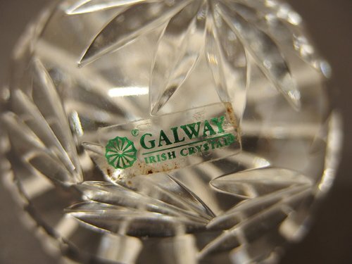 ゴールウェイ　クリスタルガラス　ペーパーウェイト　アイルランド 文鎮 1140198w【GALWAY IRISH CRYSTAL ゴールウェイ ガラス ペーパー