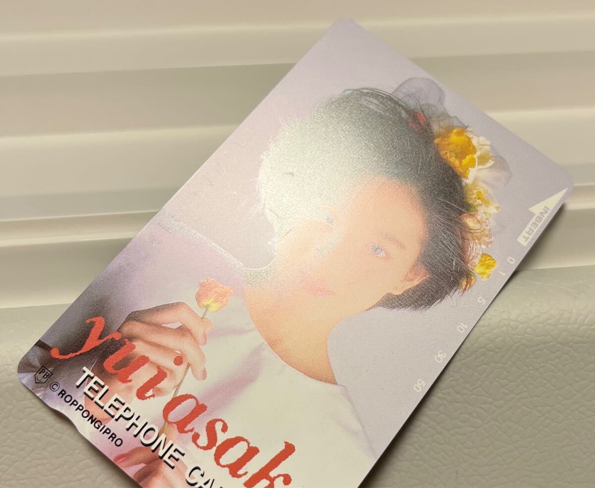 浅香唯　テレホンカード　テレカ　50度数　未使用　女性モデル　女優　アイドル　4_3