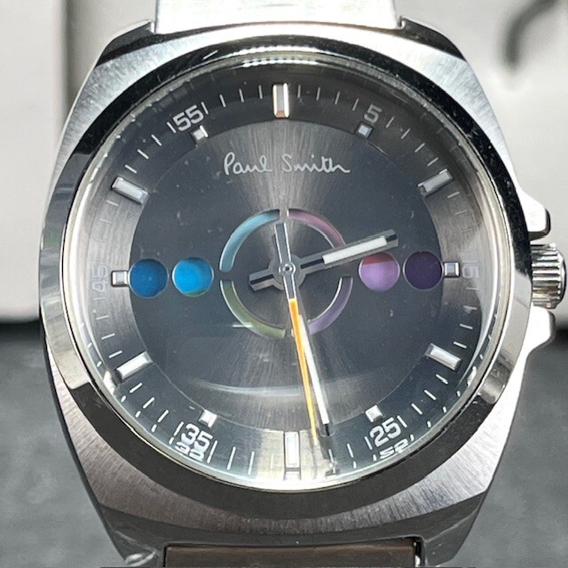 美品 ポールスミス PAUL SMITH F335-T010491 腕時計 クオーツ シルバー