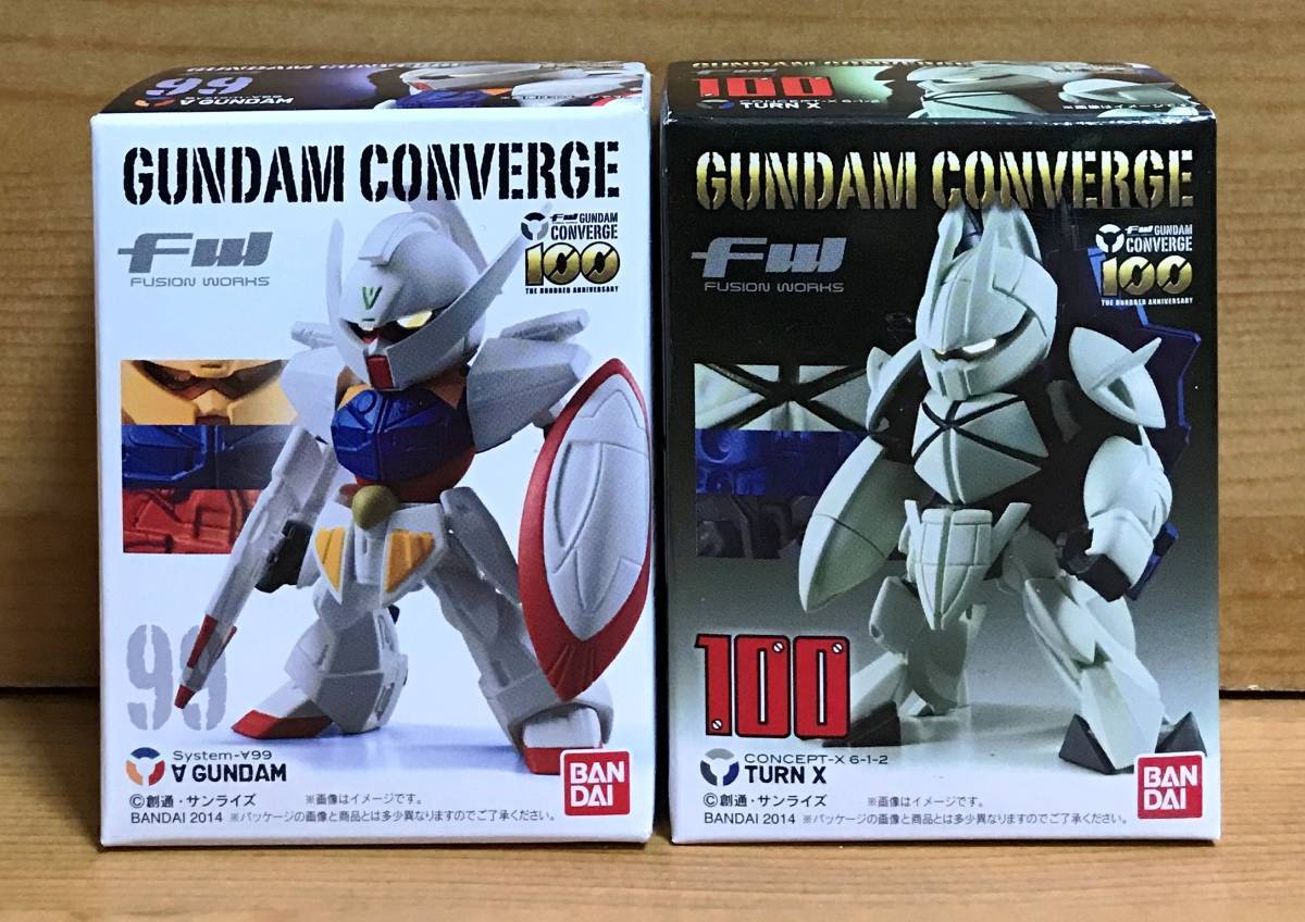 新品未開封】 ガンダムコンバージ17 99 ∀ガンダム ＆ 100 ターンX 