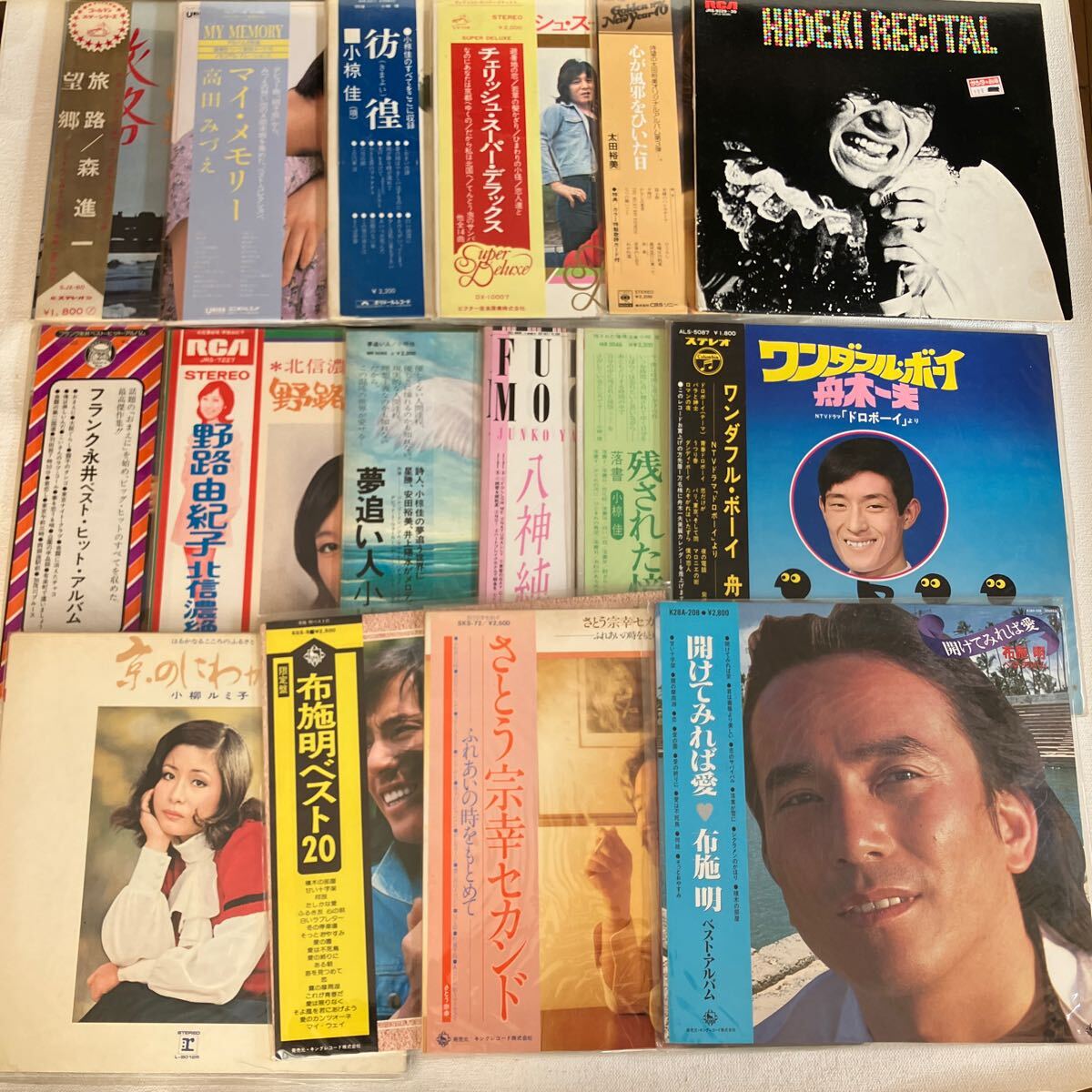 c138 80 昭和レトロ LP レコード まとめて 大量セット 日本歌謡 森進一