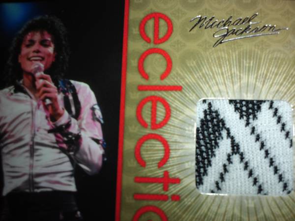 マイケルジャクソンPANINI実着用衣装カード！(Michael Jackson