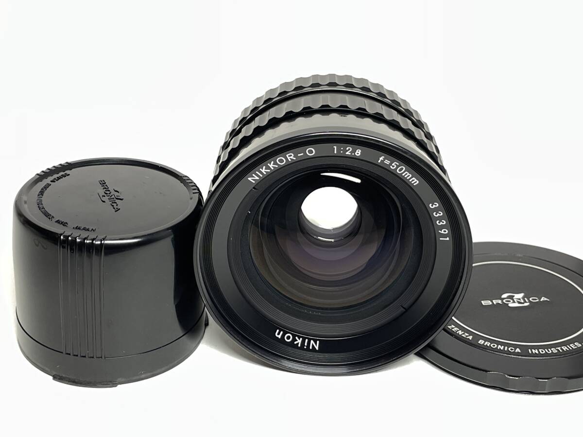 50mm Zenza Bronica f⁄2.8 w⁄ Nikon Nikkor-O + Camera MINT N S2