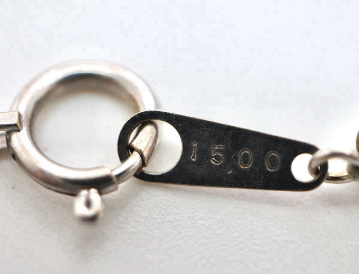 【売り切り特価!!】0.5ct up!!▼K18WG 天然ブラックダイヤモンド/天然ダイヤモンドネックレス▼D◎約5.7g 約44.5cm necklace EB9/ED1 S722_8