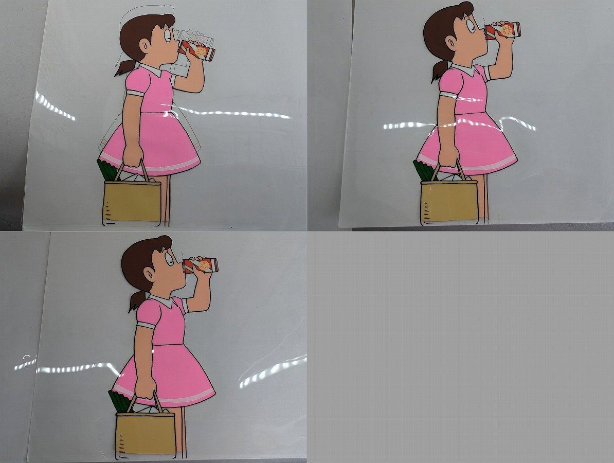 1円スタート】アニメ セル画 ドラえもん しずかちゃん 6枚 背景画無し