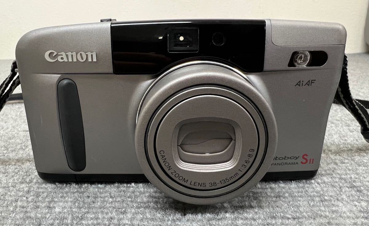 CANON キヤノンカメラ Autoboy PANORAMA SⅡ Ai AF 38-135mm 1：3.6-8.9 純正ケース付 キャノン_6