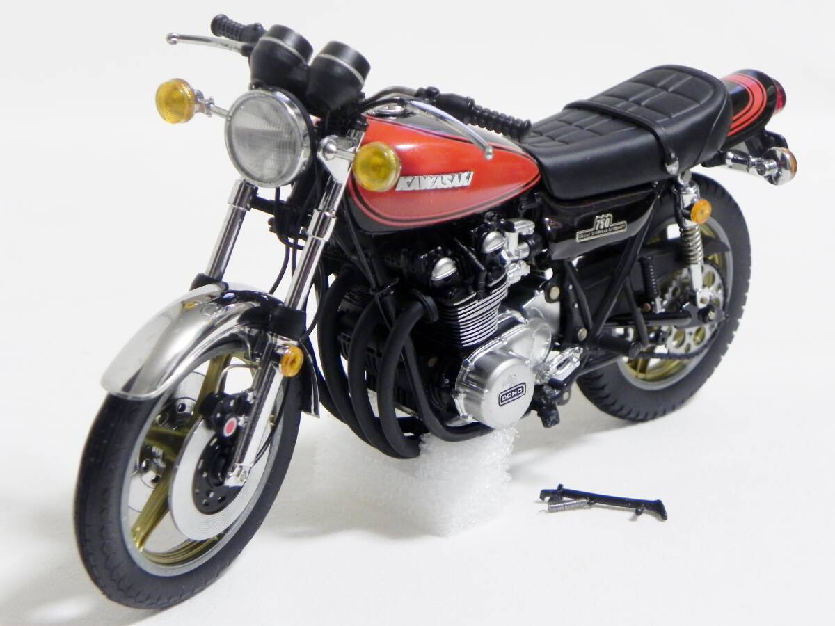 Wit's 1/12 カワサキ ZⅡ A改 火の玉 スタンド破損・欠品有り ヨシムラ
