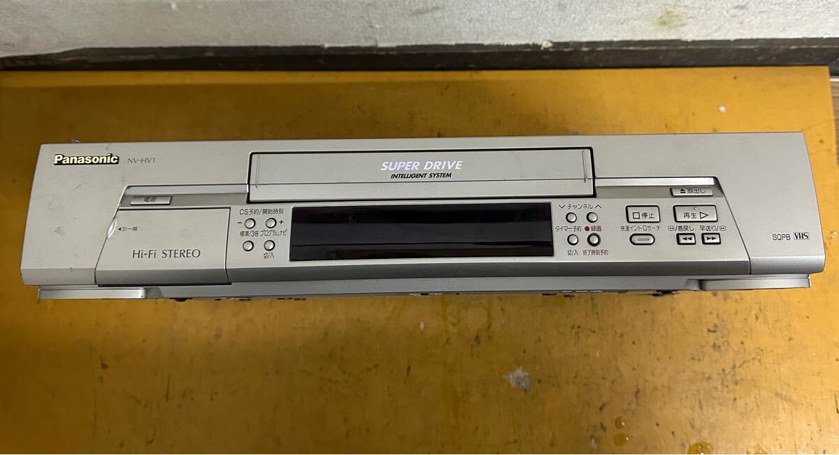 動作良品】Panasonic NV-HV1 VHSビデオデッキ リモコン付き(VHSビデオ