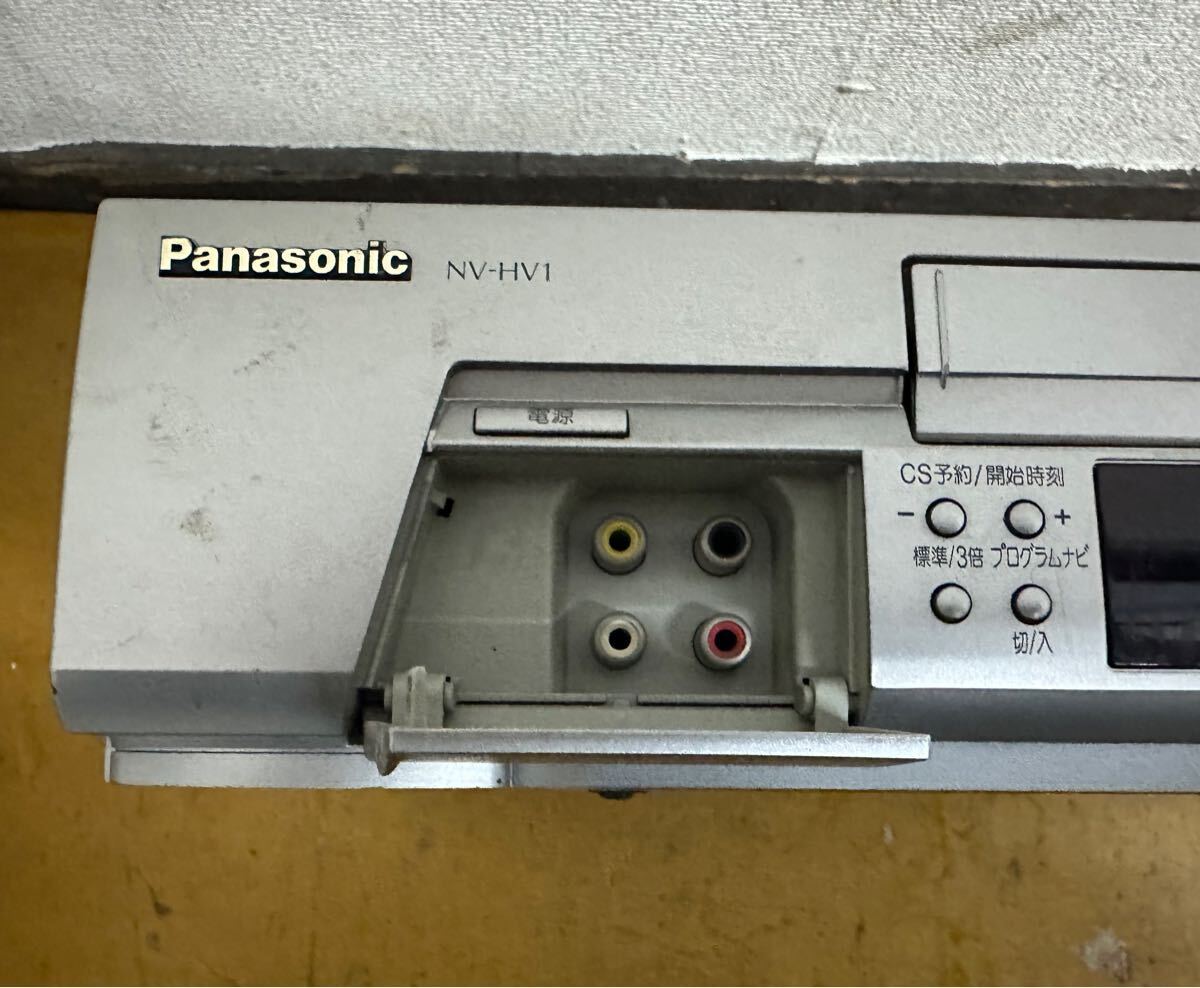 動作良品】Panasonic NV-HV1 VHSビデオデッキ リモコン付き(VHSビデオ