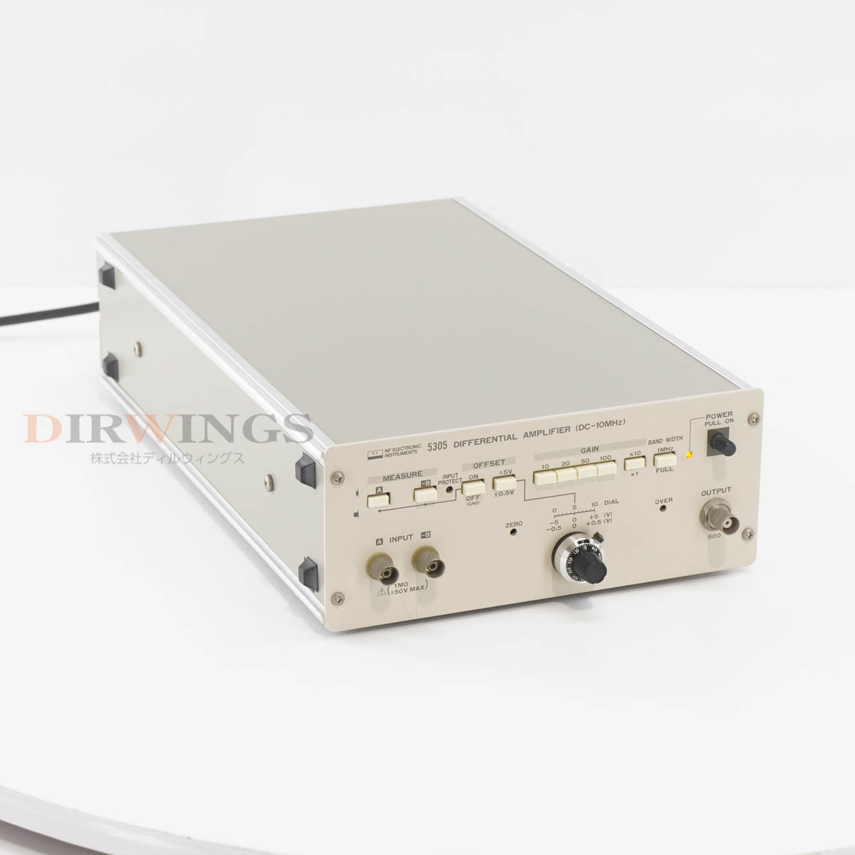[DW] 8日保証 5305 NF DC-10MHz エヌエフ回路設計ブロック DIFFERENTIAL AMPLIFIER 差動増幅器 差動アンプ[06599-0034]_1