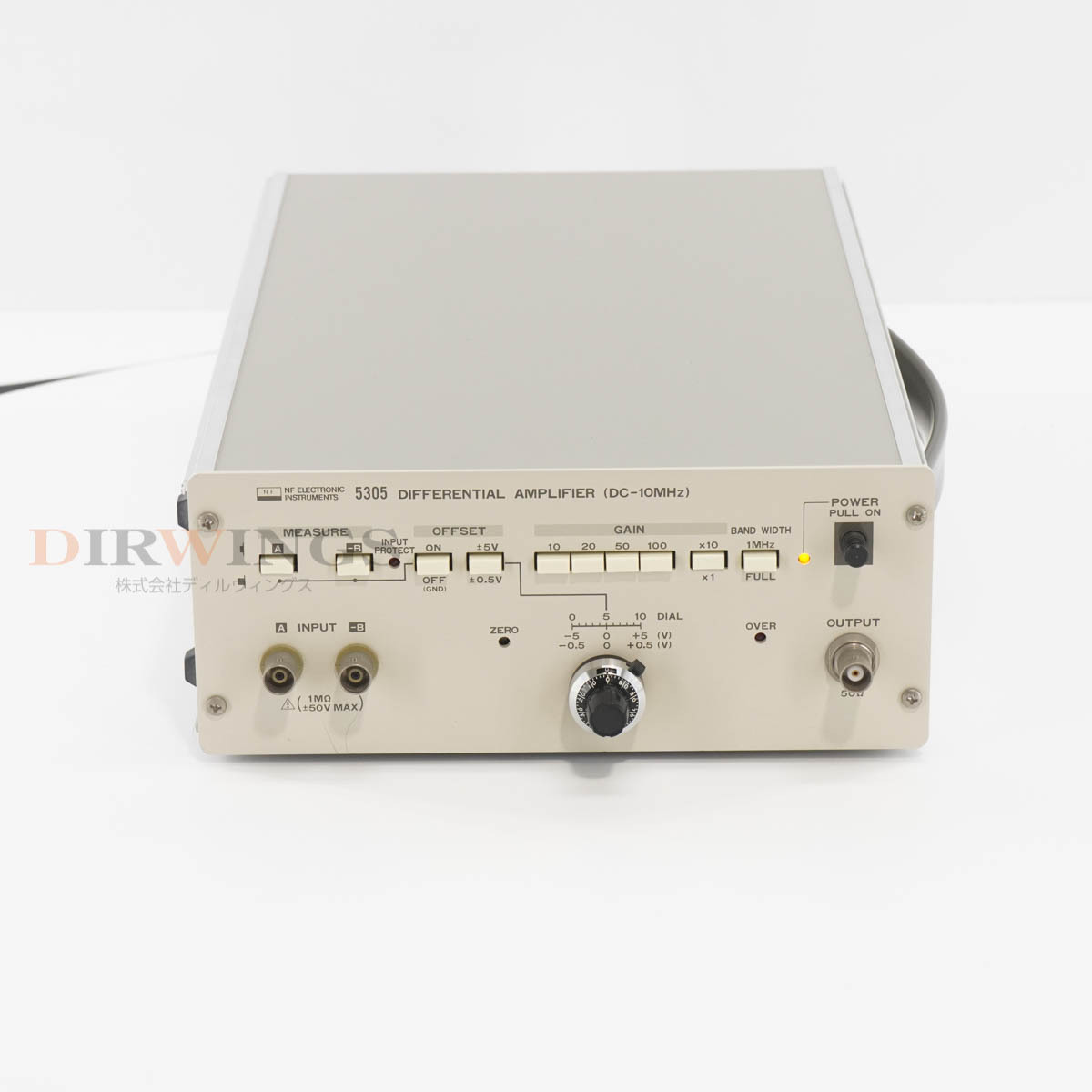 [DW] 8日保証 5305 NF DC-10MHz エヌエフ回路設計ブロック DIFFERENTIAL AMPLIFIER 差動増幅器 差動アンプ[06599-0034]_3