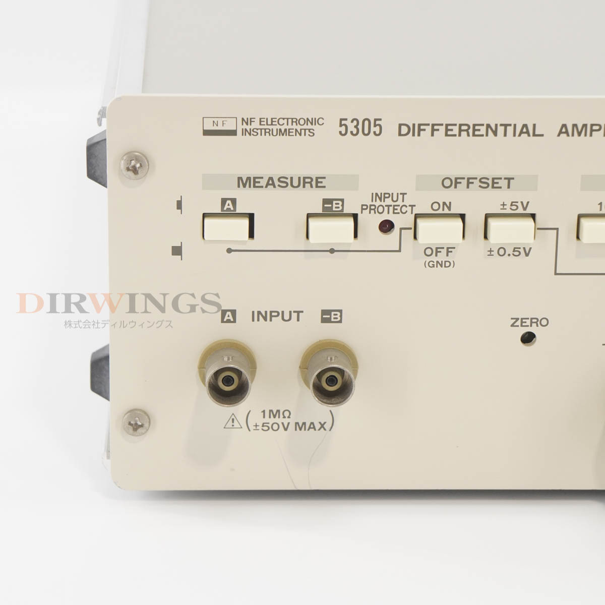 [DW] 8日保証 5305 NF DC-10MHz エヌエフ回路設計ブロック DIFFERENTIAL AMPLIFIER 差動増幅器 差動アンプ[06599-0034]_4