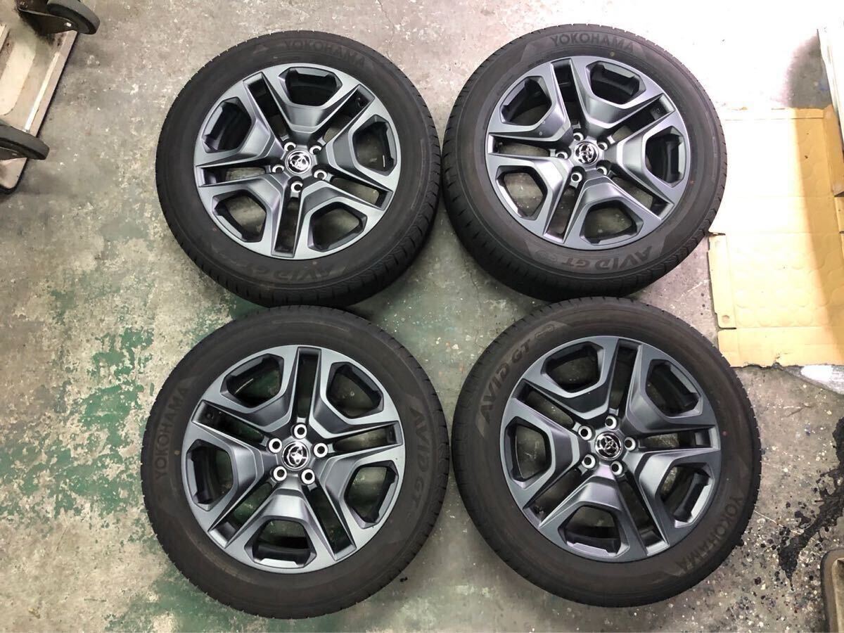 中古美品 トヨタ RAV4 アドベンチャー 純正19インチタイヤホイール 4本 
