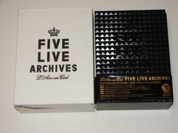 1円～廃盤貴重!L’Arc～en～Ciel：FIVE LIVE ARCHIVES【限定盤】_1