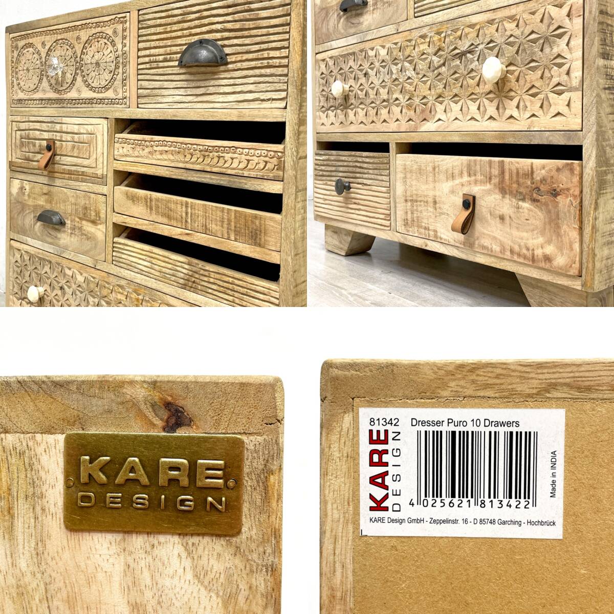 ○ カレデザイン KARE DESIGN プロ PURO (10Drawers) キャビネット