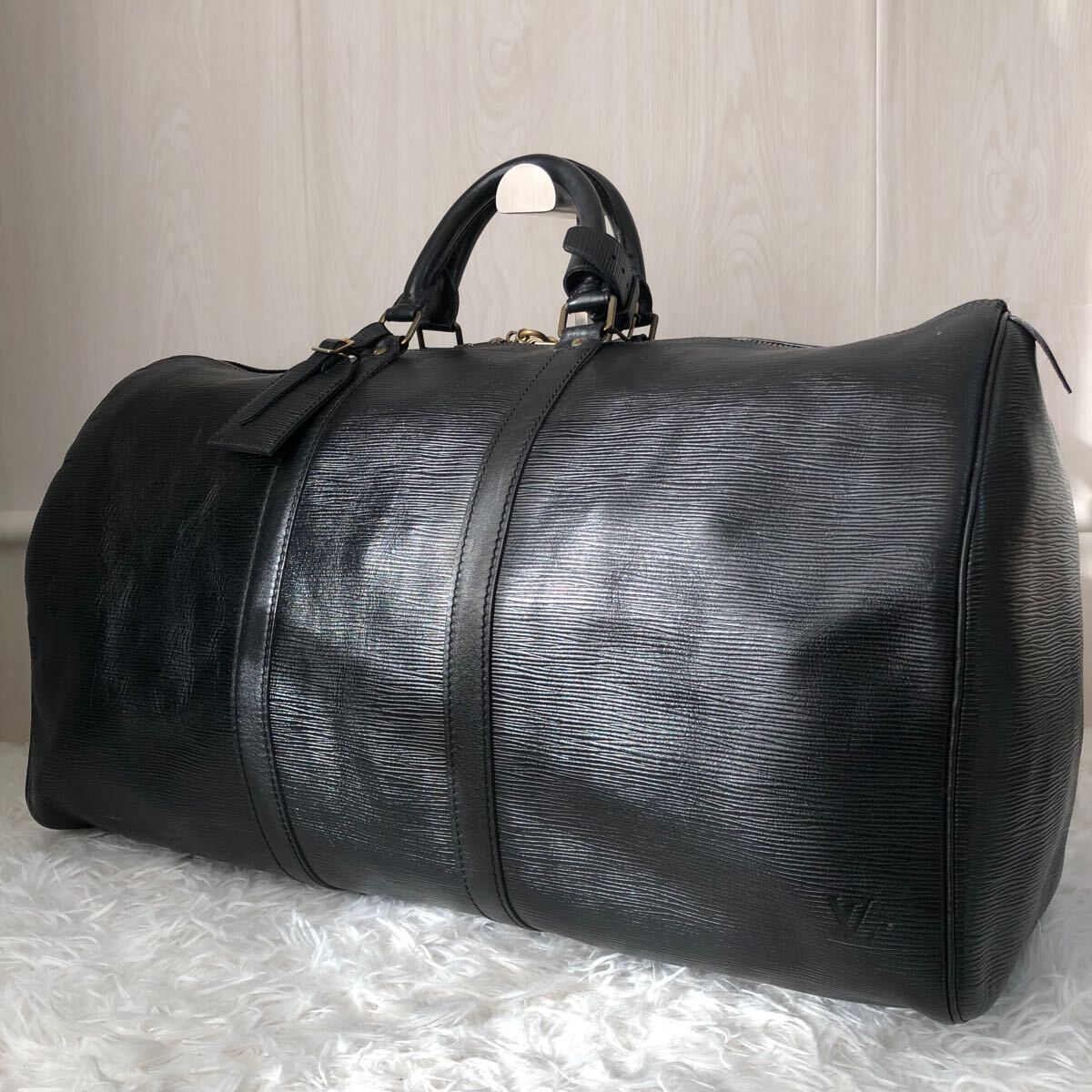 極美品/キーポル55○ルイヴィトン LOUIS VUITTON ボストンバッグ 旅行