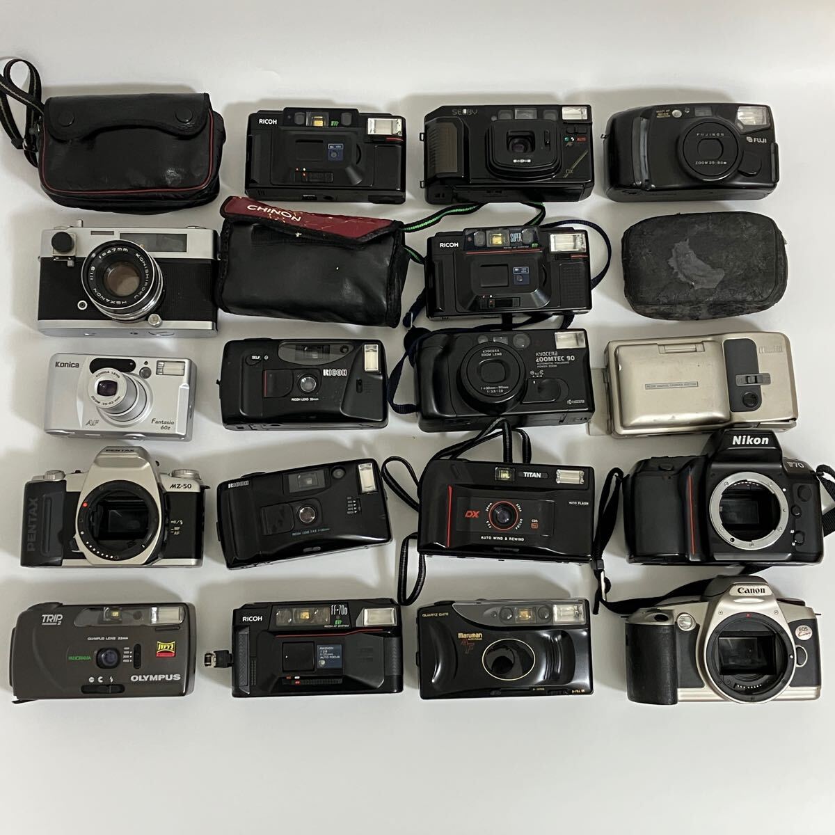 コンパクトフィルムカメラ まとめ 20個 NIKON PENTAX CANON MINOLTA