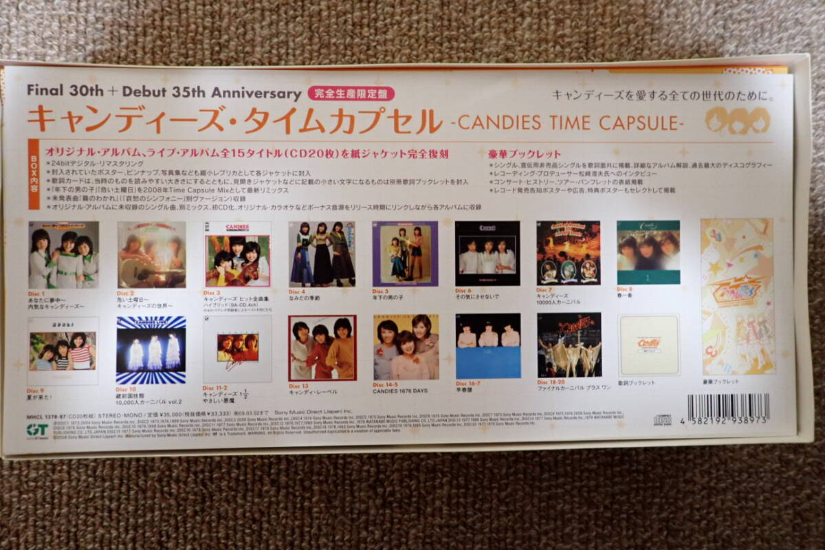 3．キャンディーズ・タイムカプセル(完全生産限定版) CANDIES TIME CAPSULE_7
