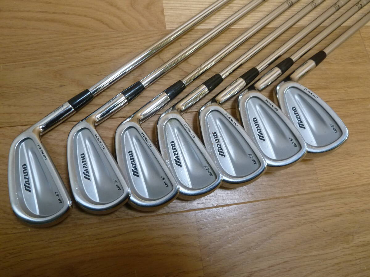MIZUNO MP-57 4I-9I.P アイアン7本セット DG-S200右◆ミズノ ダイナミックゴールド ジャンクにて◆送料込◆