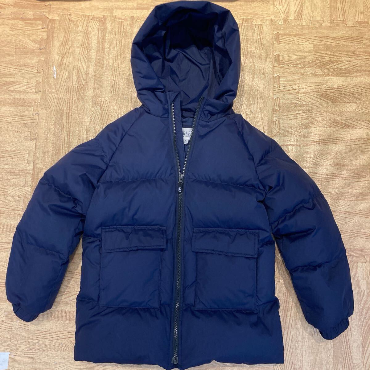 GAP KIDS ダウンジャケット Mサイズ(8-9) 130cm ネイビー(ジャンパー