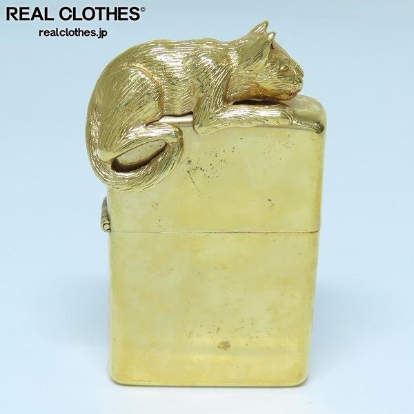 美品　ZIPPO VASILIA SCULPTURE SERIES CAT ZIPPO/ジッポー VASILIA SCULPTURE SERIES CAT/スカルプチャード