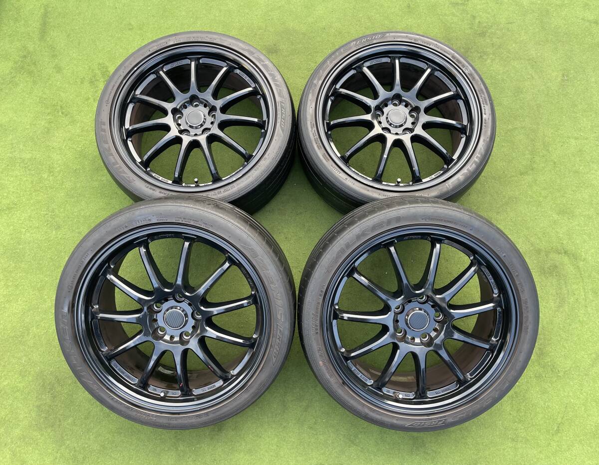 ◆希少！WORK EMOTION 11Rワークエモーション　◆18x7.5J+53/73.30/PCD:114.3/5穴◆4本.225/40ZR18.シルビア/スカイライン/JZX100/RX-8等に_1