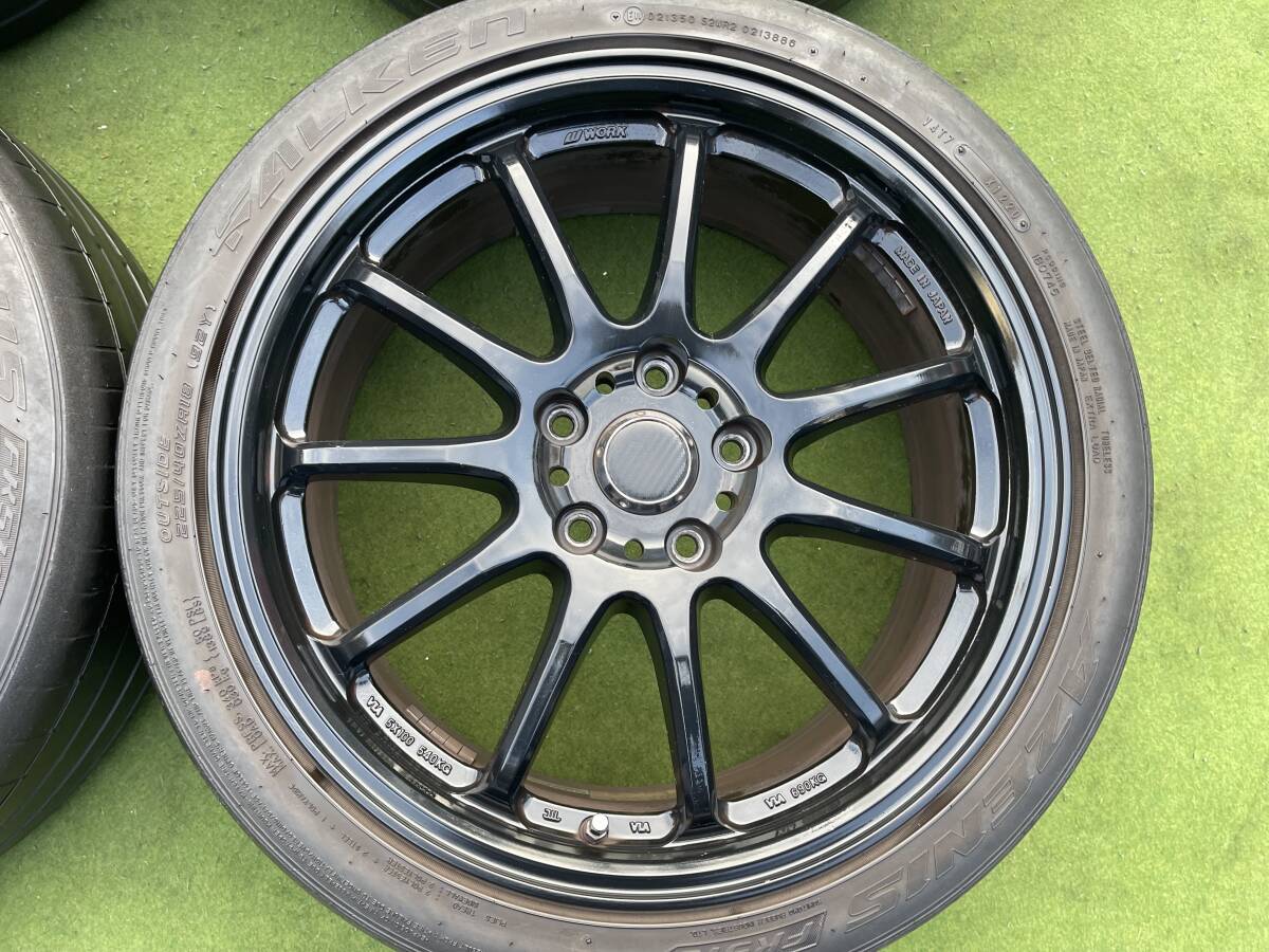 ◆希少！WORK EMOTION 11Rワークエモーション　◆18x7.5J+53/73.30/PCD:114.3/5穴◆4本.225/40ZR18.シルビア/スカイライン/JZX100/RX-8等に_5