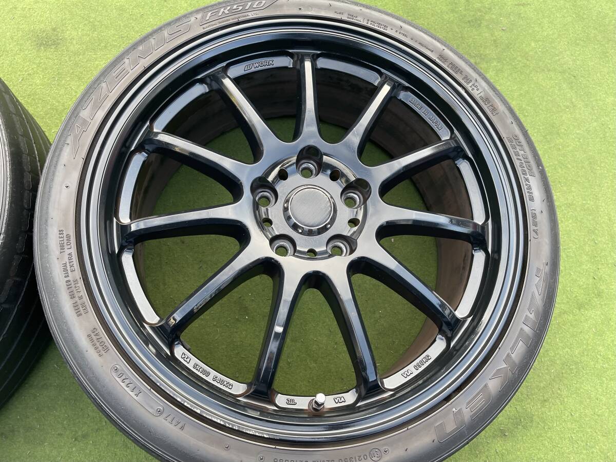 ◆希少！WORK EMOTION 11Rワークエモーション　◆18x7.5J+53/73.30/PCD:114.3/5穴◆4本.225/40ZR18.シルビア/スカイライン/JZX100/RX-8等に_6