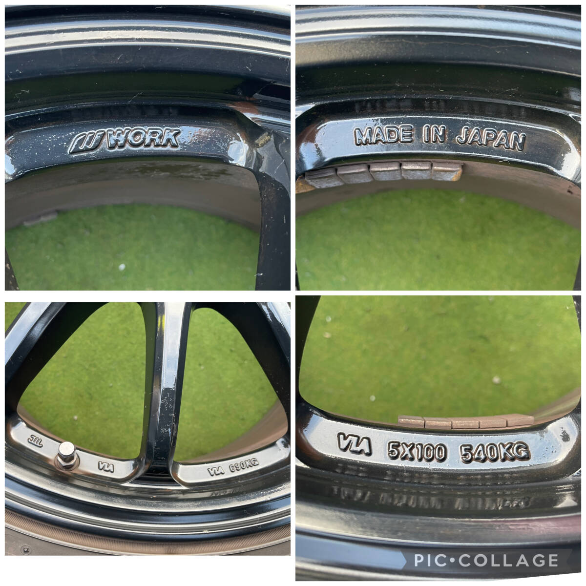 ◆希少！WORK EMOTION 11Rワークエモーション　◆18x7.5J+53/73.30/PCD:114.3/5穴◆4本.225/40ZR18.シルビア/スカイライン/JZX100/RX-8等に_9